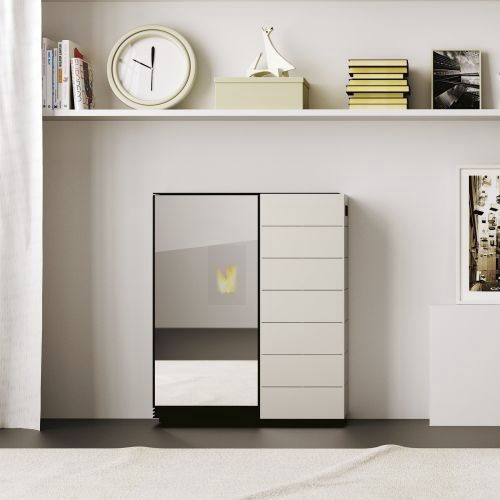 Pelletkaminofen - DENISE - PALAZZETTI LELIO - 5 kW...10 kW / freistehend / modern