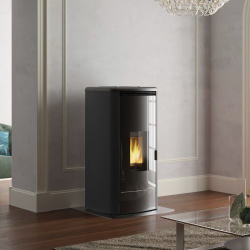 Wasserführender Kaminofen / Pellet - Maida Idro 18T - PALAZZETTI LELIO - 10 kW...20 kW / nicht anwendbar / freistehend