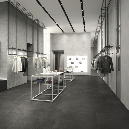 Feinsteinzeugfliesen - PRIME STONE : BLACK PRIME - Panaria ceramica - poliert / emailliert / Struktur