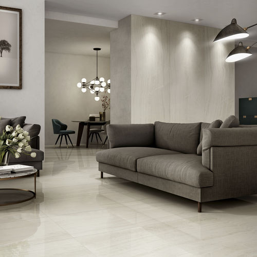 Feinsteinzeugfliesen - TRILOGY : ONYX LIGHT - Panaria ceramica - poliert / Hochglanz / emailliert