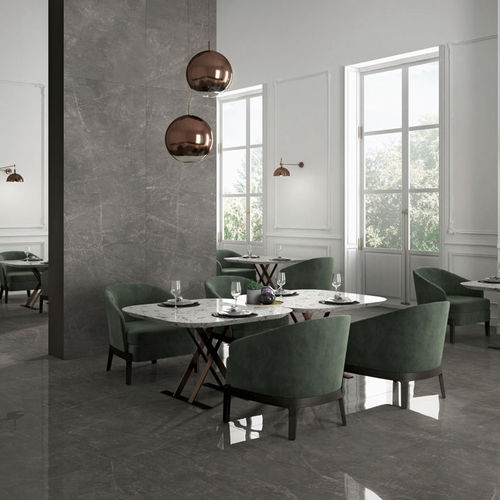 Feinsteinzeugfliesen - TRILOGY 0.3 : SKY SMOKE - Panaria ceramica - poliert / glänzend / für den Innenraum