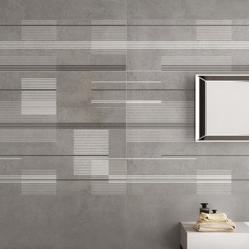 Feinsteinzeugfliesen - URBANATURE 0.3 : DECORS - Panaria ceramica - für den Innenraum / Wand / bodenstehend