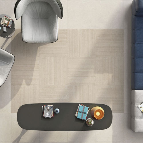 Feinsteinzeugfliesen - METROPOLITAN : DECOS - LIGHT STRIPES - Panaria ceramica - in Naturoptik / für den Innenraum / Wand