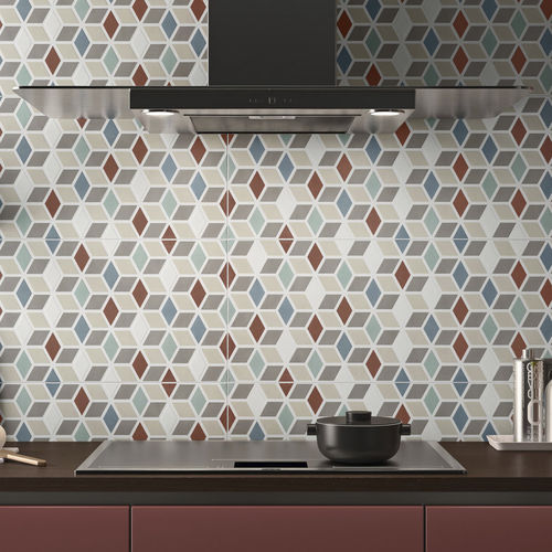 Fliesen / emaillierte Keramik - EVEN : DECORS - Panaria ceramica - in Naturoptik / für den Innenraum / Wand
