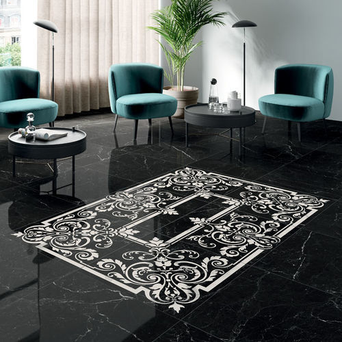 Feinsteinzeugfliesen - ETERNITY : DECORS - Panaria ceramica - Hochglanz / für den Innenraum / für Wohnzimmer