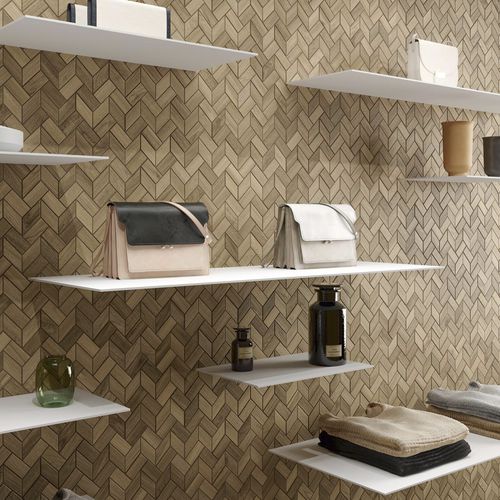 Feinsteinzeugfliesen - NUANCE : DECORS - Panaria ceramica - in Naturoptik / für den Innenraum / Wand