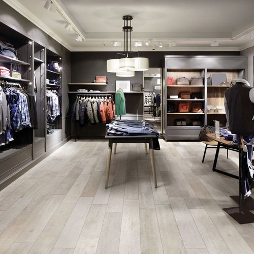 Feinsteinzeugfliesen - WOOD TREND : WHITE OAK - Panaria ceramica - in Naturoptik / für den Innenraum / bodenstehend