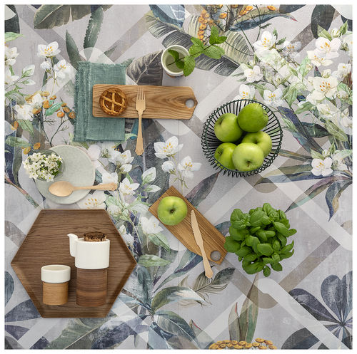 Feinsteinzeugfliesen - GLAM : HEDGE - Panaria ceramica - für den Innenraum / Wand / 50x100 cm