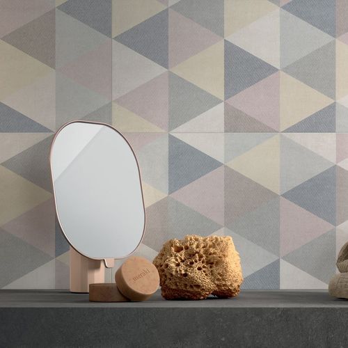 Fliesen / emaillierte Keramik - WALLCRAFT : DECORS - Panaria ceramica - in Naturoptik / für den Innenraum / Wand