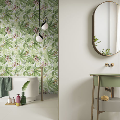 Feinsteinzeugfliesen - MUST 0.3 : STAR WHITE - Panaria ceramica - poliert / für den Innenraum / für Badezimmer