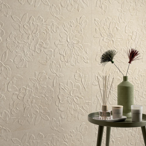 Feinsteinzeugfliesen - IQONIQA : BLOSSOM VELVET - Panaria ceramica - matt / Relief / für den Innenraum