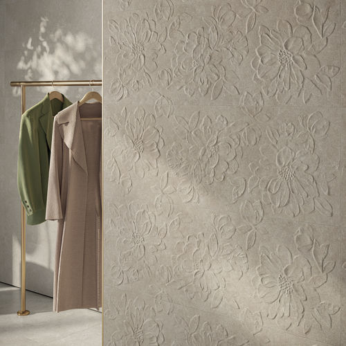 Feinsteinzeugfliesen - IQONIQA : BLOSSOM TOUCH - Panaria ceramica - matt / Relief / für den Innenraum