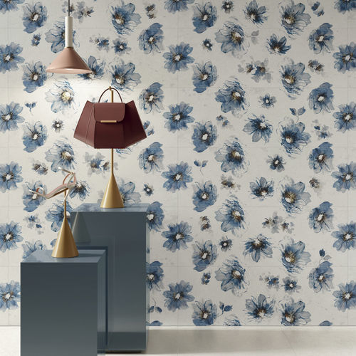 Feinsteinzeugfliesen - IQONIQA : POPPY COLD - Panaria ceramica - matt / für den Innenraum / für Badezimmer