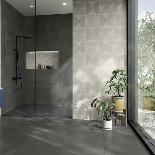 Feinsteinzeugfliesen - LA MATIÈRE - TERRENOIRE - Panaria ceramica - in Naturoptik / Struktur / für den Innenraum