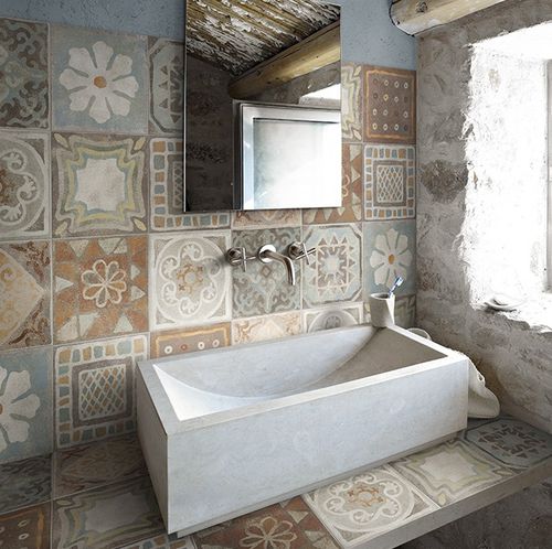 Feinsteinzeugfliesen - MEMORY MOOD : DECORS - Panaria ceramica - matt / für den Innenraum / für Badezimmer