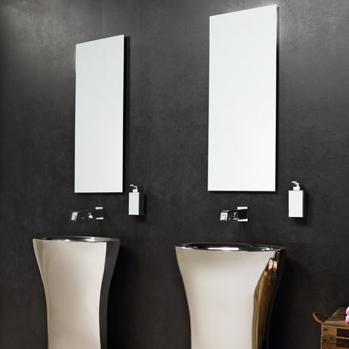 Feinsteinzeugfliesen - EXPERIENCE 0.3 : NERO PURO - Panaria ceramica - poliert / Laminat / für den Innenraum