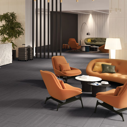 Porzellanfliesen - GRANITY AIR COAL - PAVIGRES CERAMICAS - matt / für den Innenraum / für Wohnzimmer