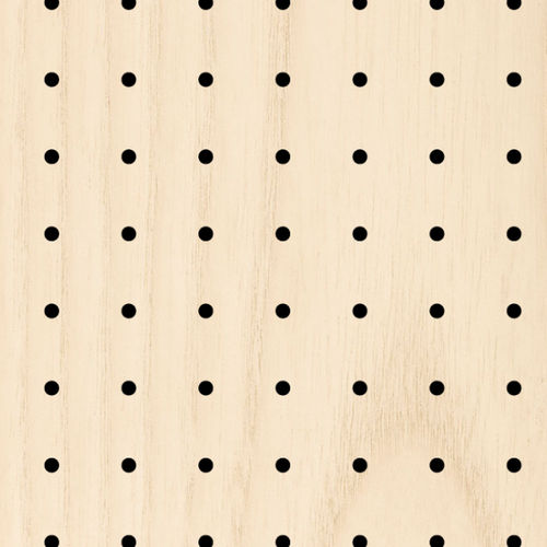 Akustikplatte für Decke - ROUNDS - OBERFLEX - für Wand / Holz / rechteckig