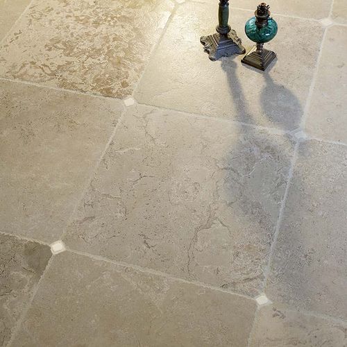 Natursteinplattenbelag - AUBEROCHE GRIS NUANCÉ - OCCITANIE PIERRES - für den Innenraum / für Küche / für Wohnzimmer