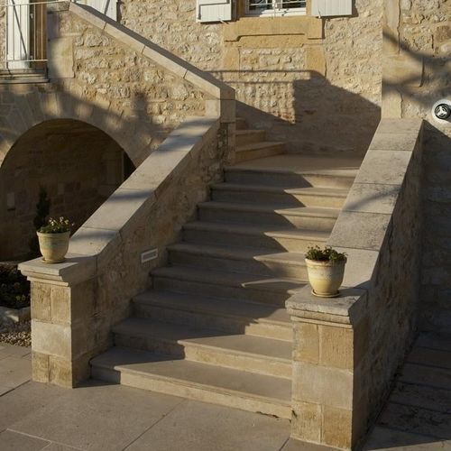 Geländer-Mauerabdeckung - AUBEROCHE - OCCITANIE PIERRES - Stein