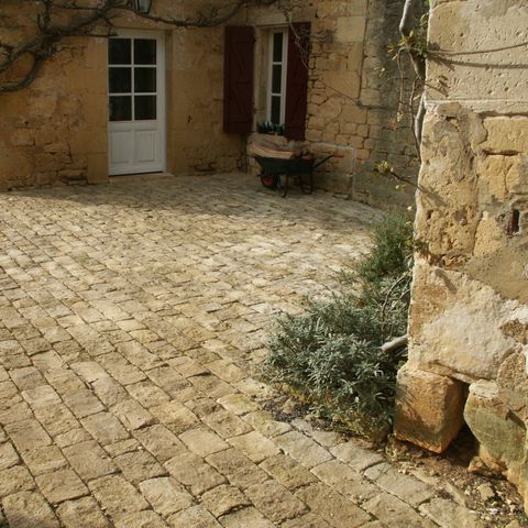 Naturstein-Pflasterstein - ÉCLATÉS MARTELÉS - AUBEROCHE  - OCCITANIE PIERRES - für Außenbereich / für Terrasse / für Garten