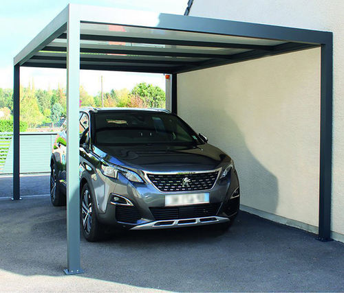 Carport / thermolackiertes Aluminium - C150 - ORIAL - Polycarbonat