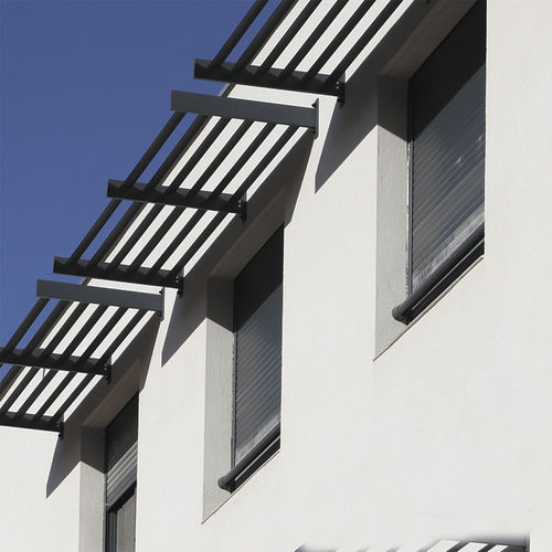 Aluminium-Sonnenschutzlamelle - ORIAL - für Fenster / horizontal / starr