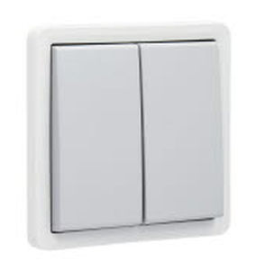 Drucktaster-Schalter - 700-35000 - Niko - Einbau / doppelt / modern