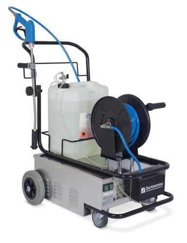 Reinigungsmaschine für die Reinigung der sanitären Anlagen - IDROFOAMRINSE600 - Santoemma