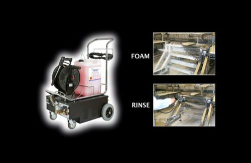 Reinigungsmaschine für die Reinigung der sanitären Anlagen - IdroFoamRinse FOOD 400 - Santoemma