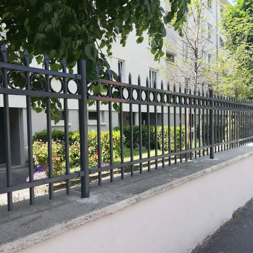 Zaun mit Stangen - NORMASTYL™ - NORMACLO - für Wohnhaus / galvanisiertem Stahl / pulverbeschichteter Stahl