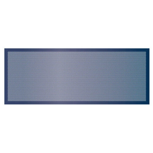 Lochblech - CASSETTES R6T10 - NORMACLO - galvanisierter Stahl / Aluminium / blau