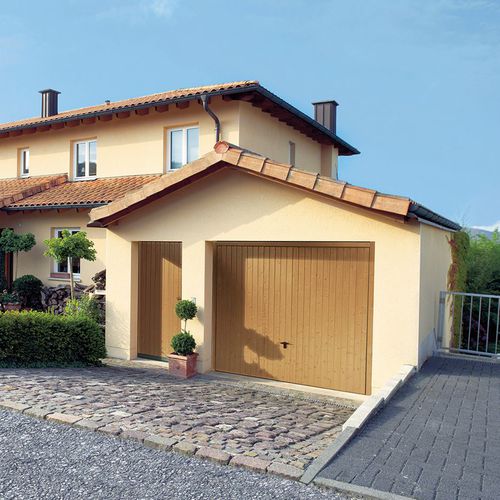 Kipptor für Garagen - Novoferm - Kiefer / automatisch