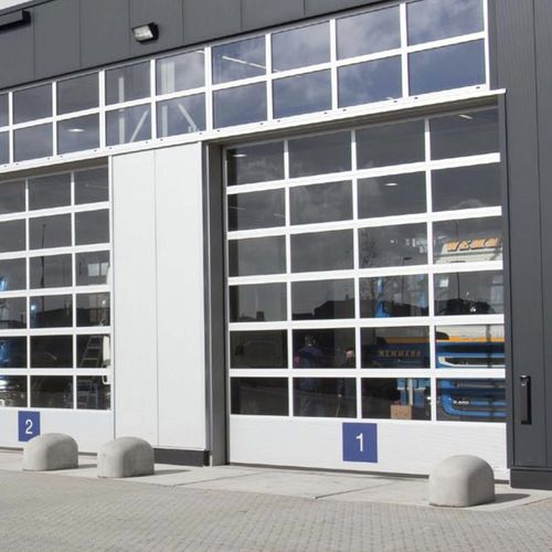 Sektionales Industrietor - NovoLux  - Novoferm - Aluminium / Acryl / Akustik