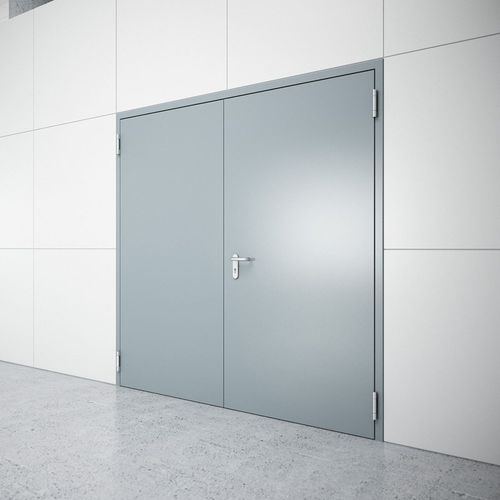 Tür für Innenbereich - NOVOPORTA PLANO MZ - Novoferm - galvanisiertem Stahl / Laminat / einflügelig