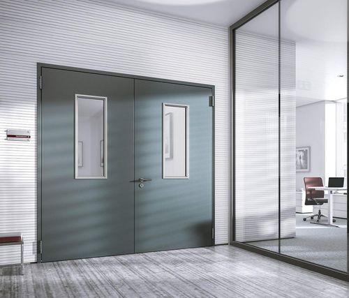 Tür für Innenbereich - NOVOPORTA PLANO - Novoferm - galvanisiertem Stahl / Edelstahl / Laminat