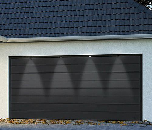 Sektionale Garagentür - PREMIUM PLUS - Novoferm - Stahl / automatisch / isolierend