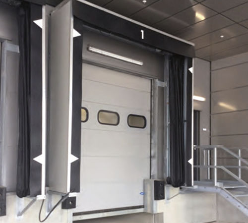 Flexible Verladeschleuse - NOVOSEAL S 620 - Novoferm - modular / aufblasbar / wasserdicht