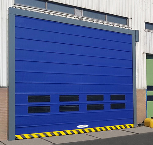 PVC-Industrietor - NovoFold  - Novoferm - faltbar / Edelstahl / automatisch