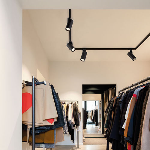 LED-Schienenleuchte - KANON  - Modular Lighting Instruments - rund / Metall / für Gewerbegebrauch