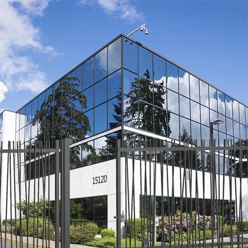 Schiebetor - PRO EXOTIC&reg; PLUS - Moreda Riviere Trefilerías - galvanisiertem Stahl / mit Stangen / grün