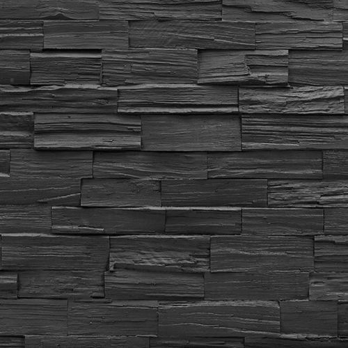 Polyester-Dekorplatte - STAVES BLACK - MSD Panels - Holz / Glasfaser / Wand