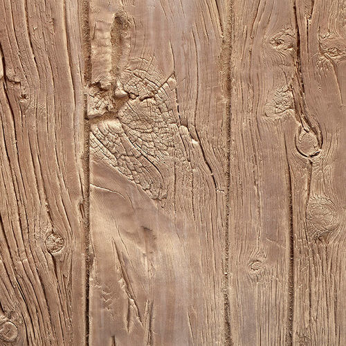 Polyester-Dekorplatte - VERTICAL WOODEN SLEEPERS BROWN - MSD Panels - Glasfaser / Wand / bedruckt