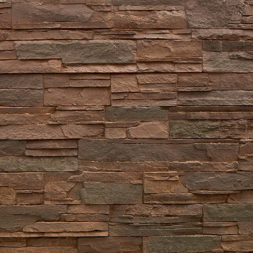 Polyester-Dekorplatte - STONE BROWN - MSD Panels - Glasfaser / Wand / bedruckt
