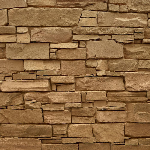 Polyester-Dekorplatte - NAVARRETE STONE OCHRE - MSD Panels - Glasfaser / Wand / für Gebäude