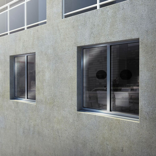 Aluminiumfenster - ALUXA - MENUISERIES ELVA - Flügel / mit Doppelverglasung / zweiflügelig