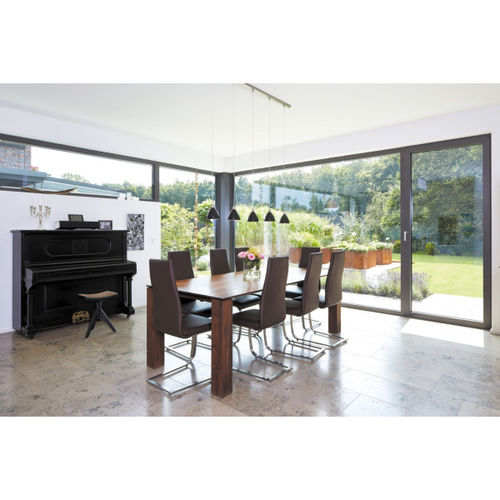 Dreh-Kipp-Fenstertür - ALGA - MENUISERIES ELVA - Aluminium / mit Dreifachverglasung / Sicherheit