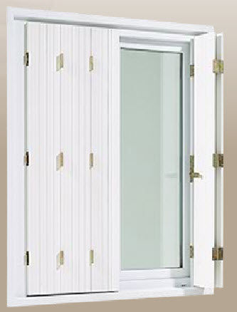 Faltbarer Fensterladen - MENUISERIES ELVA - PVC