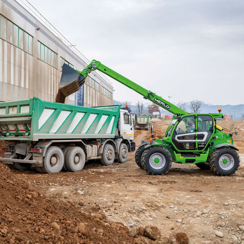 Teleskoplader zum Laden - TF 42.7 - MERLO - für Materialumschlag / für Hubanwendungen / für Baustelle