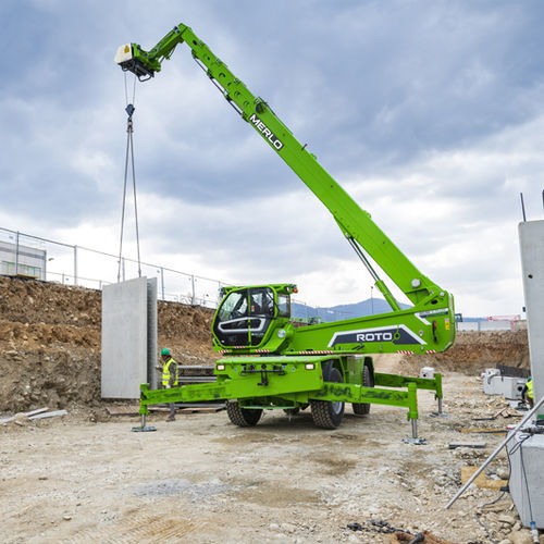 Teleskoplader zum Laden - Roto 70.28 - MERLO - für Materialumschlag / für Hubanwendungen / für Baustelle